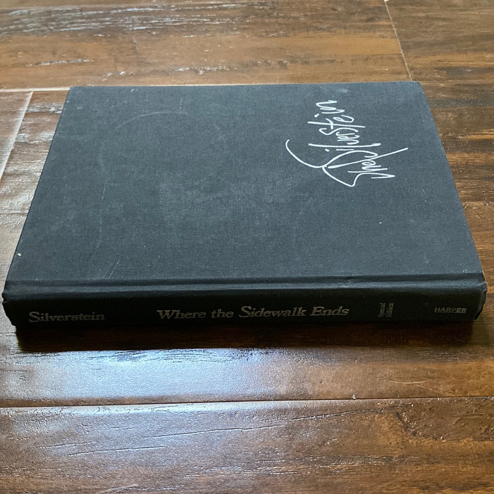 Where the Sidewalk Ends Poem Book by Shel Silverstein
